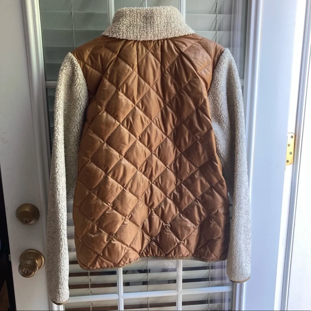 REI Brown and Cream Quilted Jacket - Picture 3 of 9
